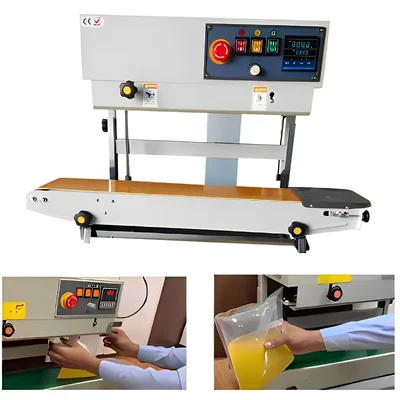 3 Kg Semi Automatic Continuous Digital Band Sealer, Vertical Stand